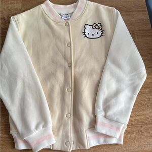 Hello Kitty Cream and White Kids Jacket